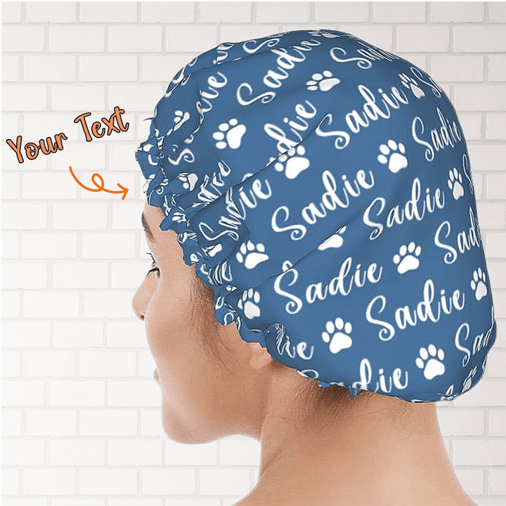 custom name shower cap