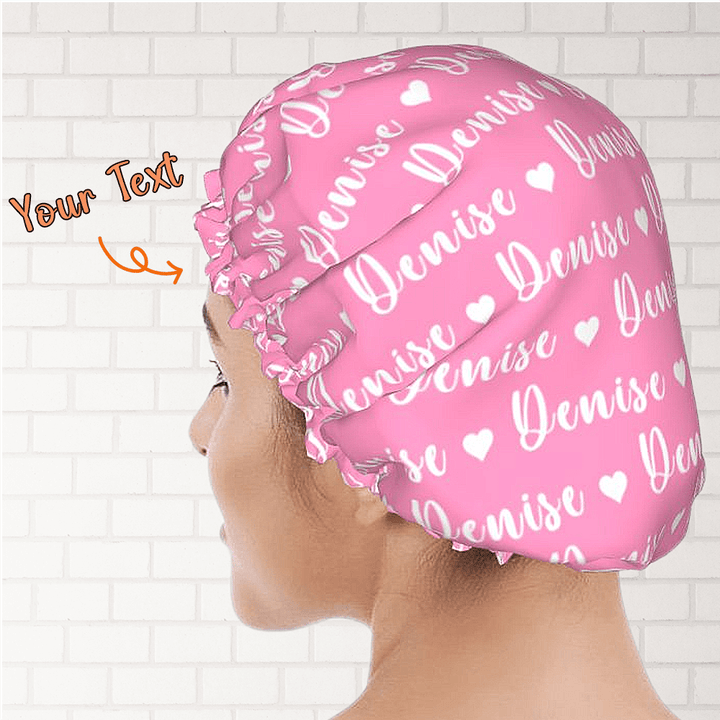 custom shower cap