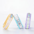 Clear Buckle Name Dog Collar