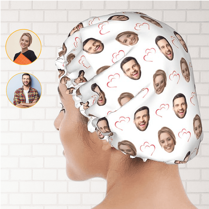 printed shower cap