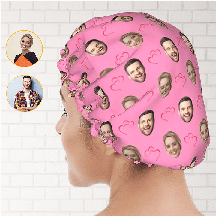 printed shower cap