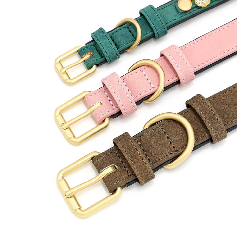 Rhinestone Name Dog Collar