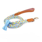 Floral Bow Tie Collar with Nameplate