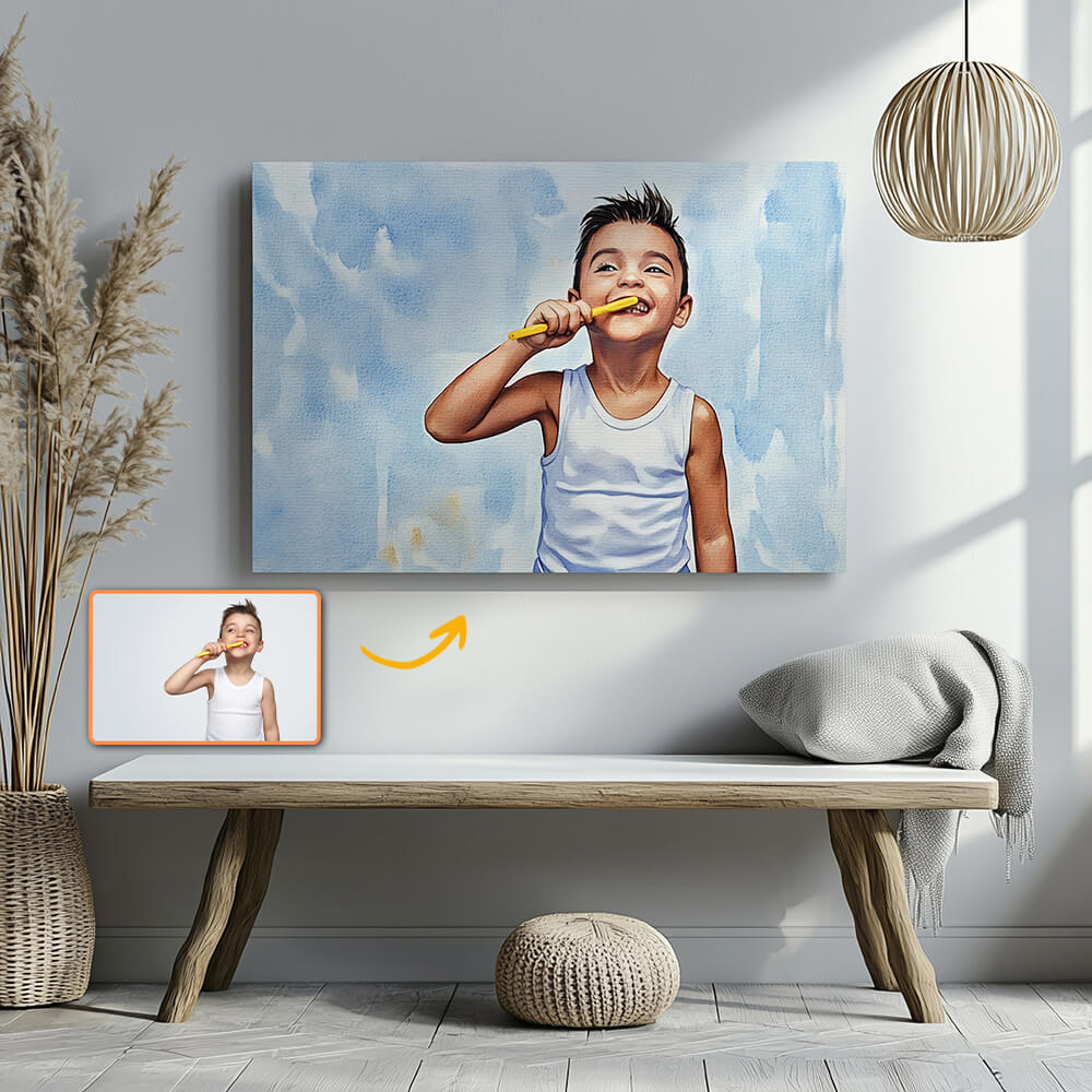 Custom Watercolor Portrait