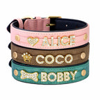 Rhinestone Name Dog Collar