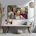 Turn Photo into Oil Painting - Personalized Customized Canvas – Memorial Gift for Lovers
