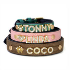 Rhinestone Name Dog Collar