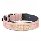 Rhinestone Name Dog Collar