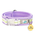 Clear Buckle Name Dog Collar