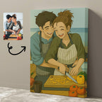 Animated Family Photo – Turn Your Photo into Ghibli-Style Art - Perfect Gift for Siblings, Loved Ones