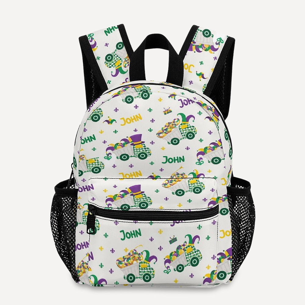 Mardi Gras Truck Kids Backpack