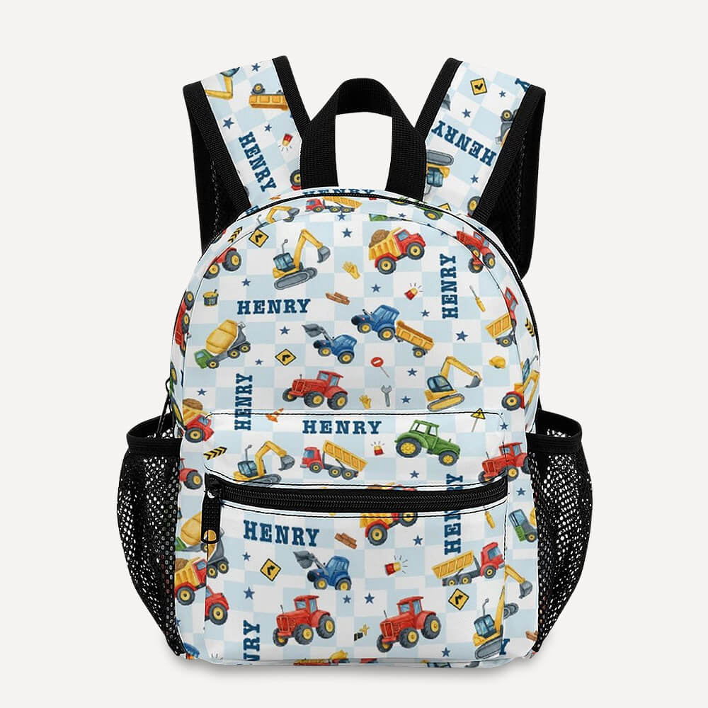 Construction Vehicle Kids Backpack