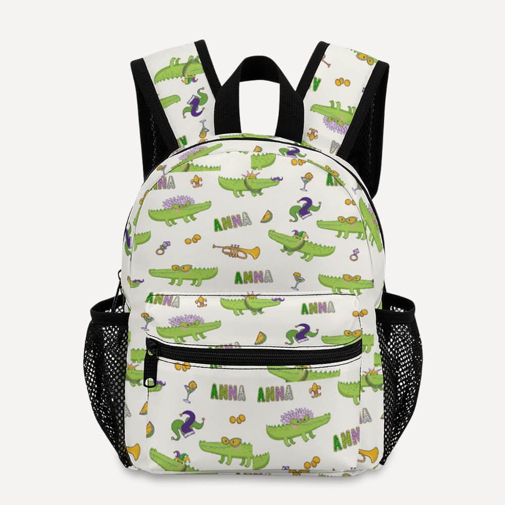 Crocodile Pattern Kids Backpack