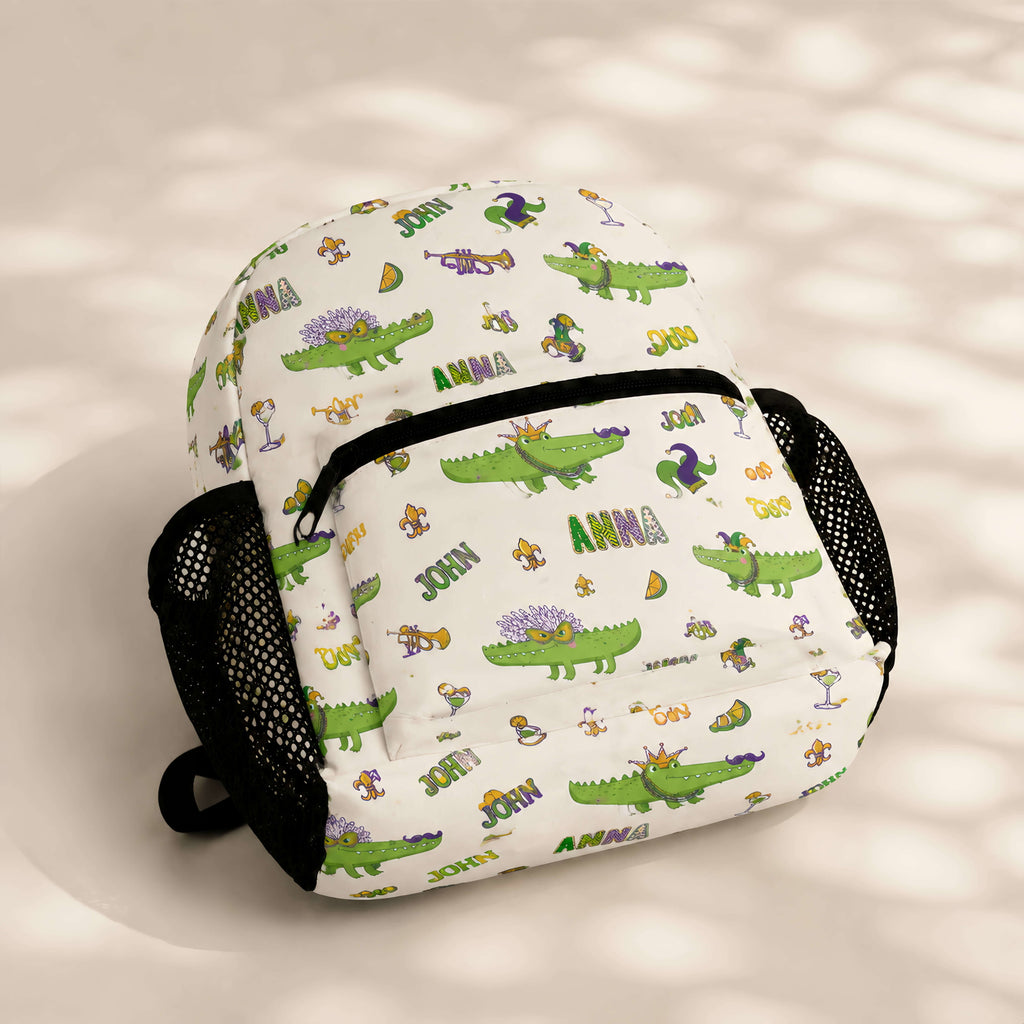 Crocodile Pattern Kids Backpack