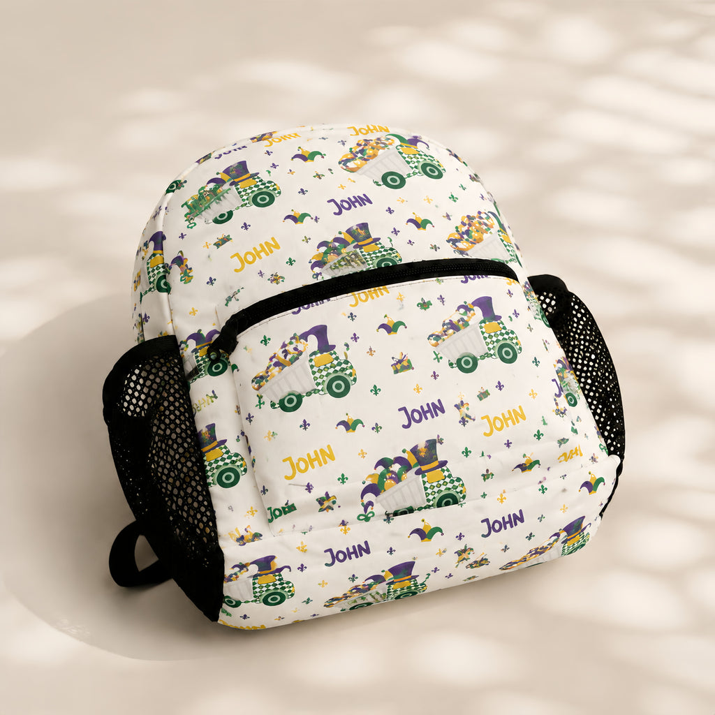 Mardi Gras Truck Kids Backpack