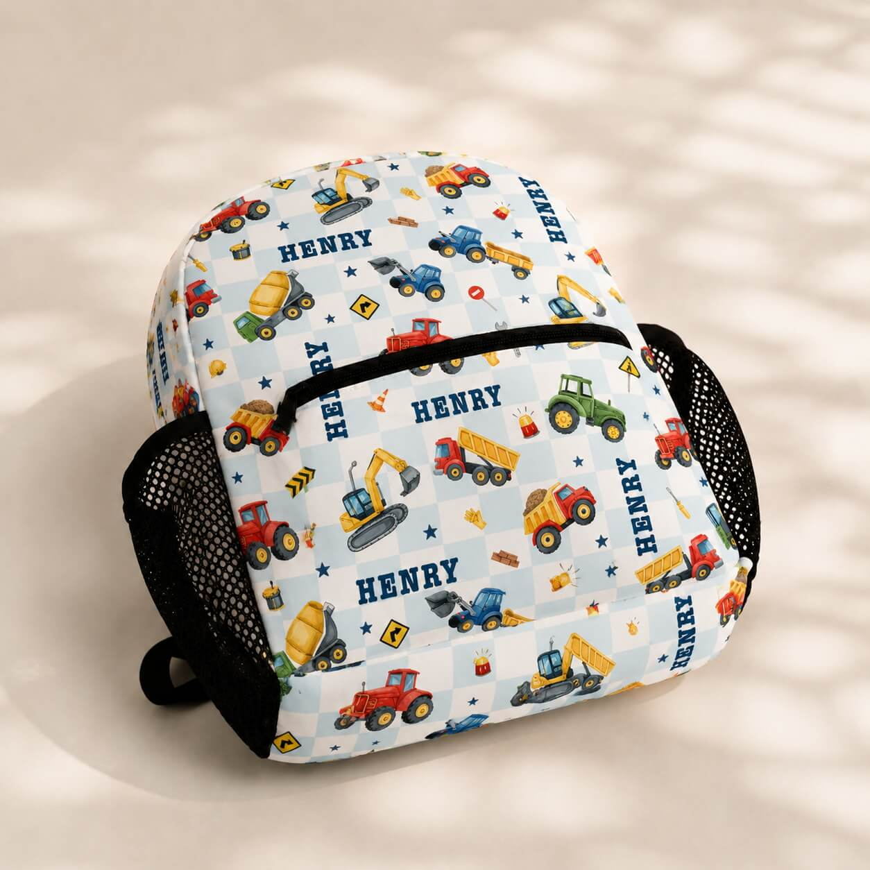Construction Vehicle Kids Backpack