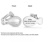 Chicken Leg Engraved Pet ID Tag