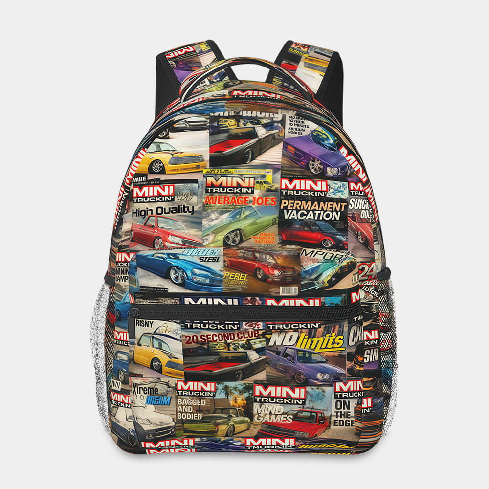 Car Kids Backpack