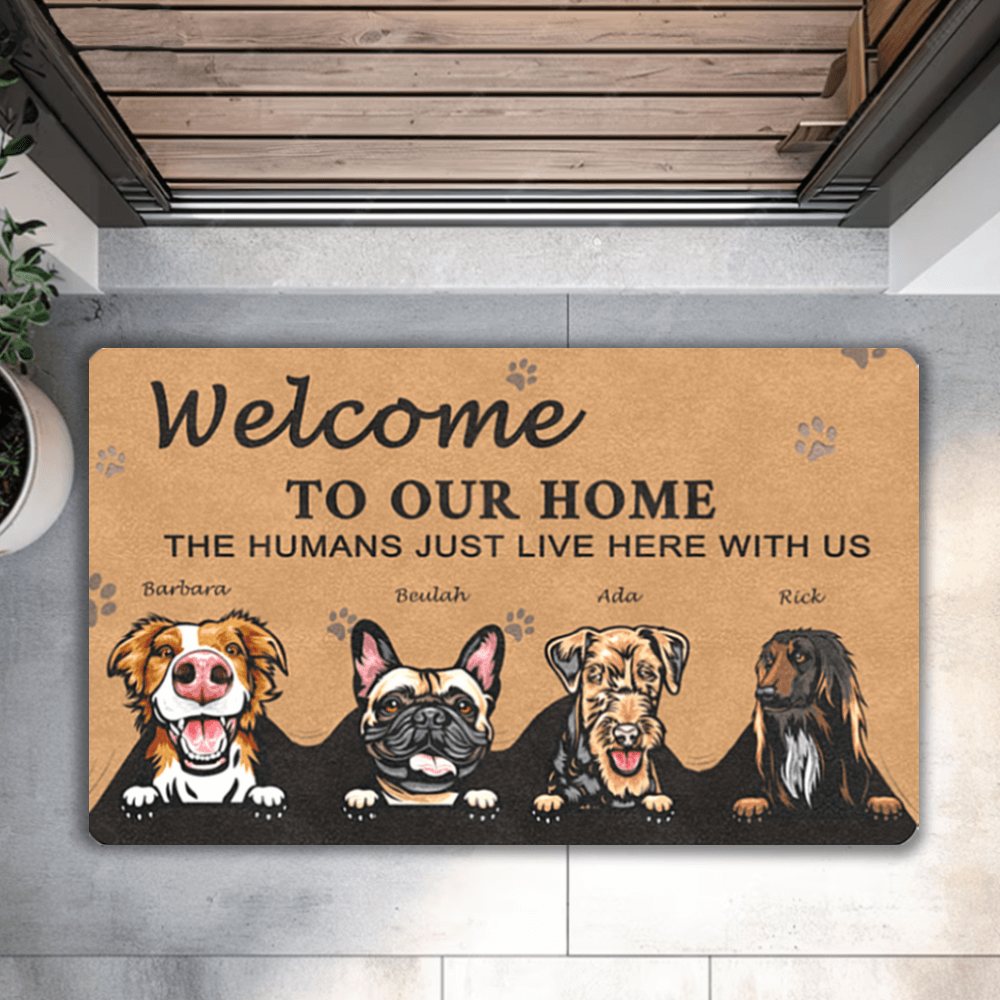 Welcome To Our Home Custom Doormat Personalized Doormat