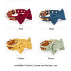 Layered Bow Tie Collar with Nameplate