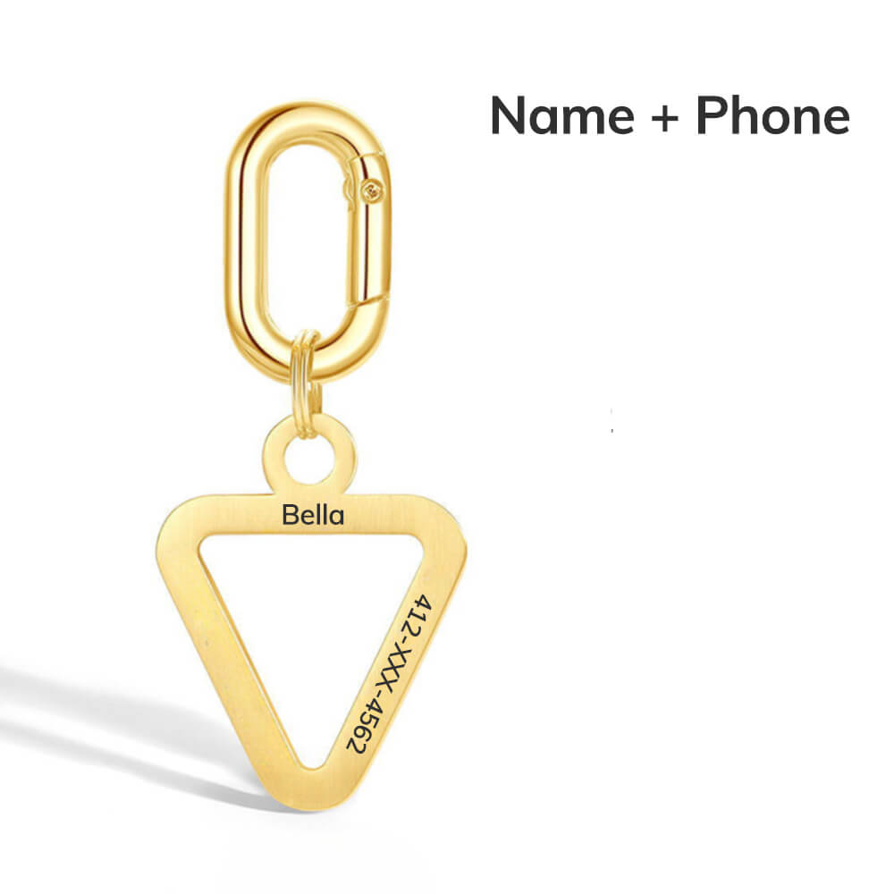 Triangle Engraved Pet ID Tag