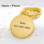 Cross Engraved Pet ID Tag