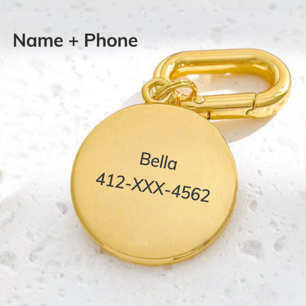 Cross Engraved Pet ID Tag