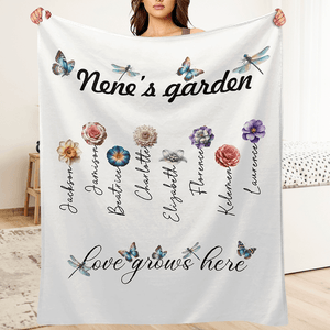 grandmother blankets personalized