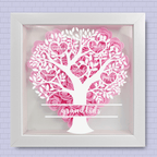 custom flower shadow box