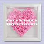 Roses Shadowbox with Names