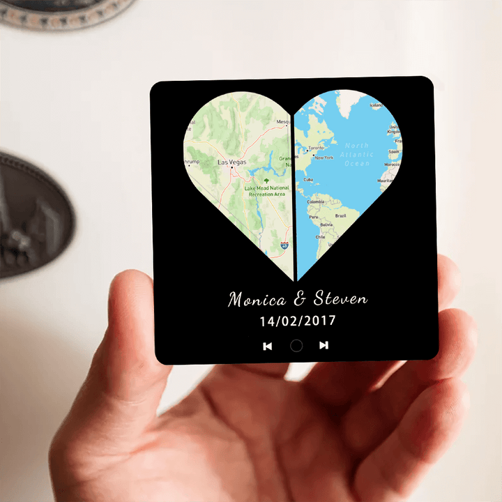 long distance relationship fridge magnet