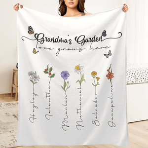 grandma personalized blanket