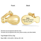 Chicken Leg Engraved Pet ID Tag