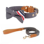 Preppy Bow Tie Collar with Nameplate
