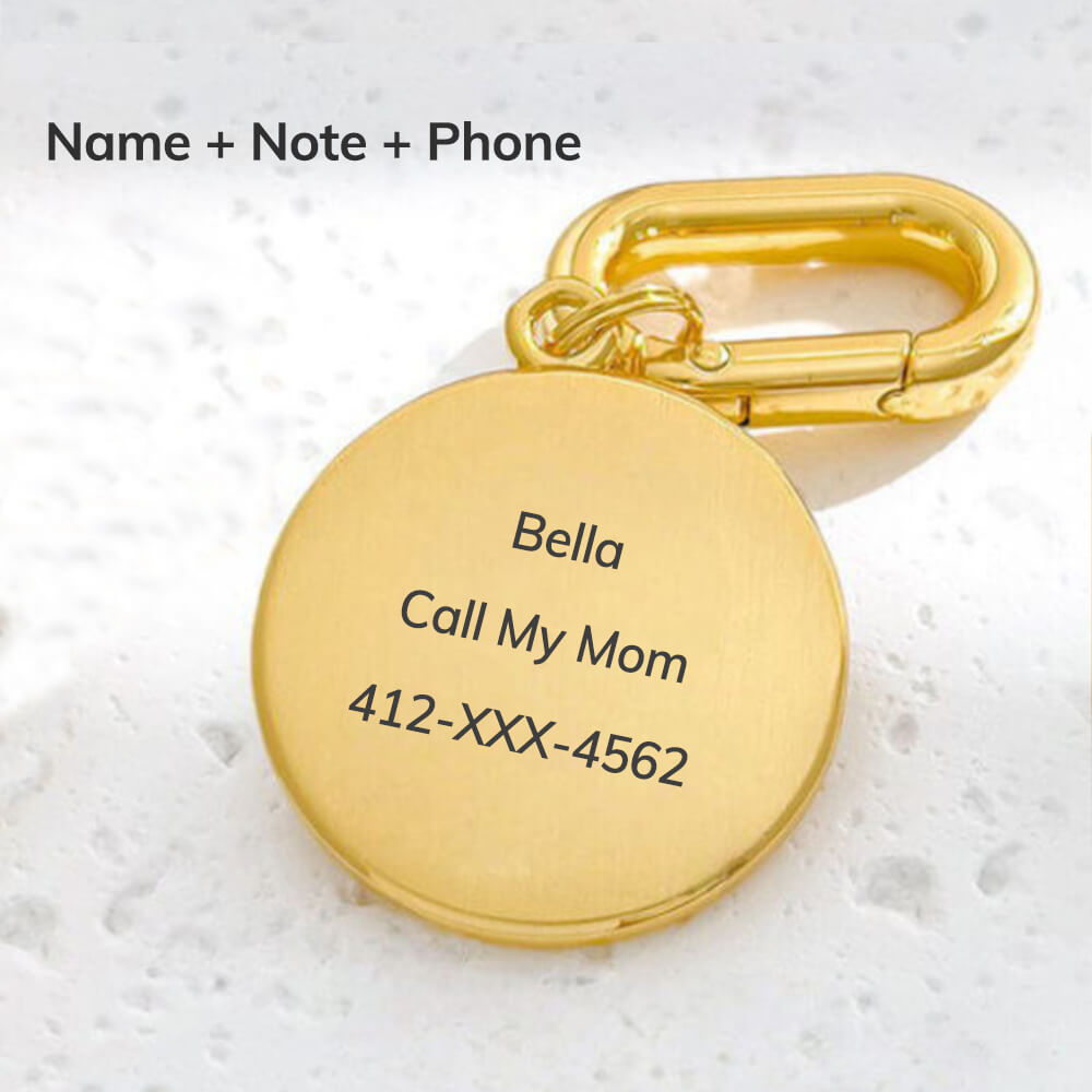 Cross Engraved Pet ID Tag
