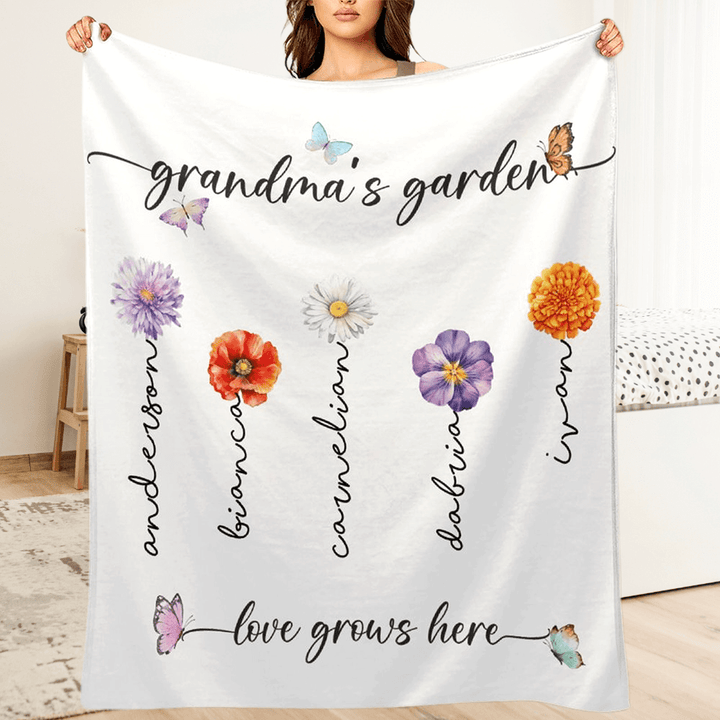 grandma's garden blanket