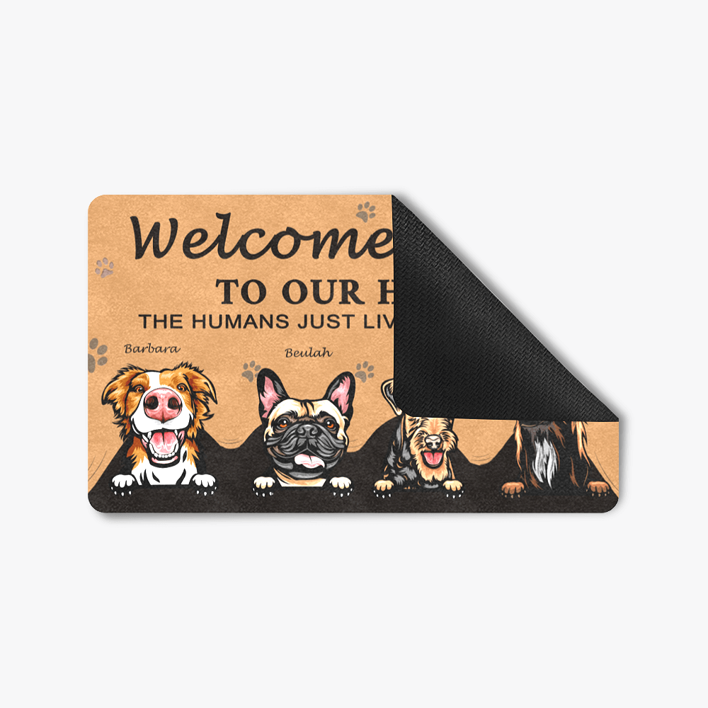 Welcome To Our Home Custom Doormat Personalized Doormat