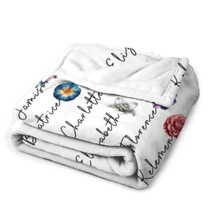 grandmother blankets personalized