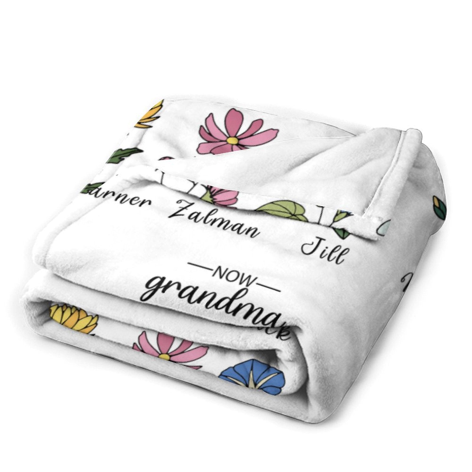 First Mom Now Grandma Blanket