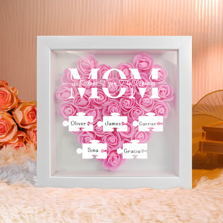 Customized Flower Shadow Box