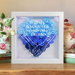 Custom Flower Shadowbox with Names