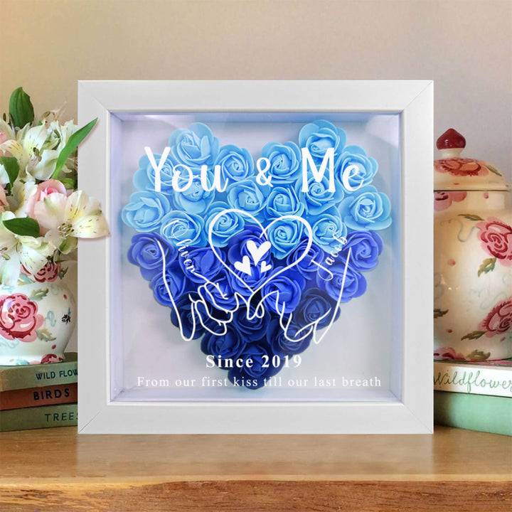 Custom Mom Flower Shadow Box