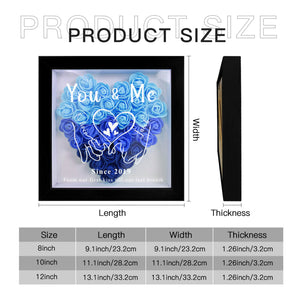 Custom Mom Flower Shadow Box