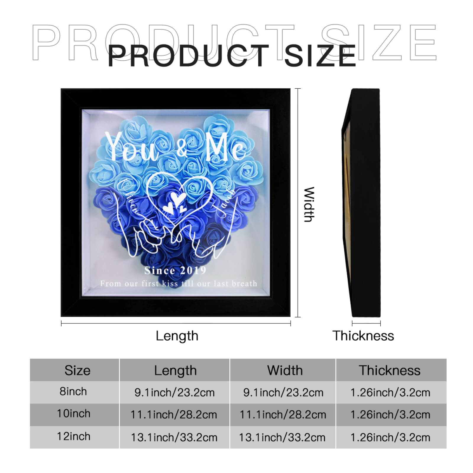 Custom Mom Flower Shadow Box