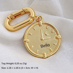 Clock Engraved Pet ID Tag