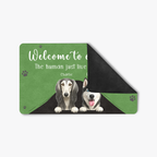 Welcome To Our Home Custom Dog Doormat Personalized Dog Doormat