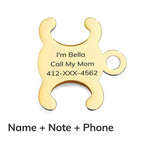 Double Arch Engraved Pet ID Tag
