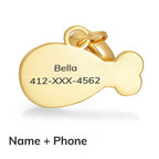 Chicken Leg Engraved Pet ID Tag