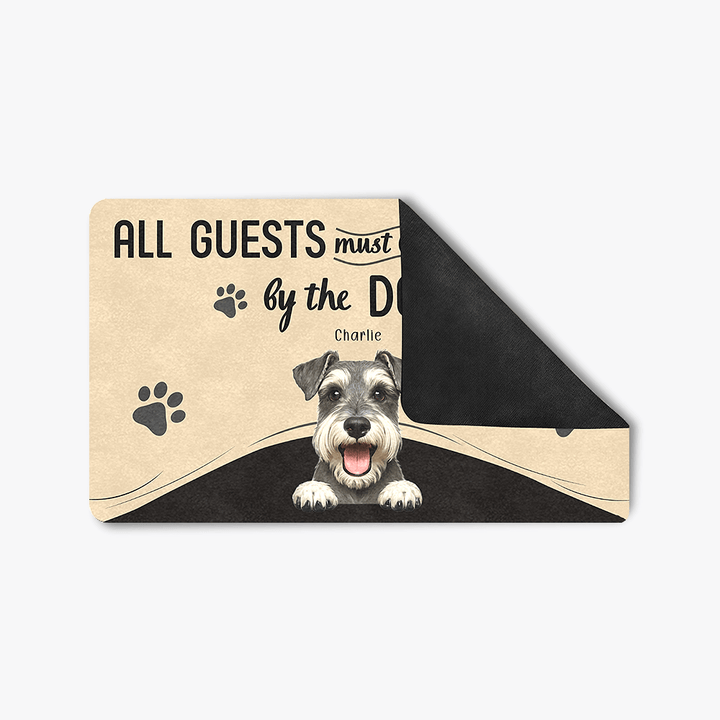 Funny pet doormat