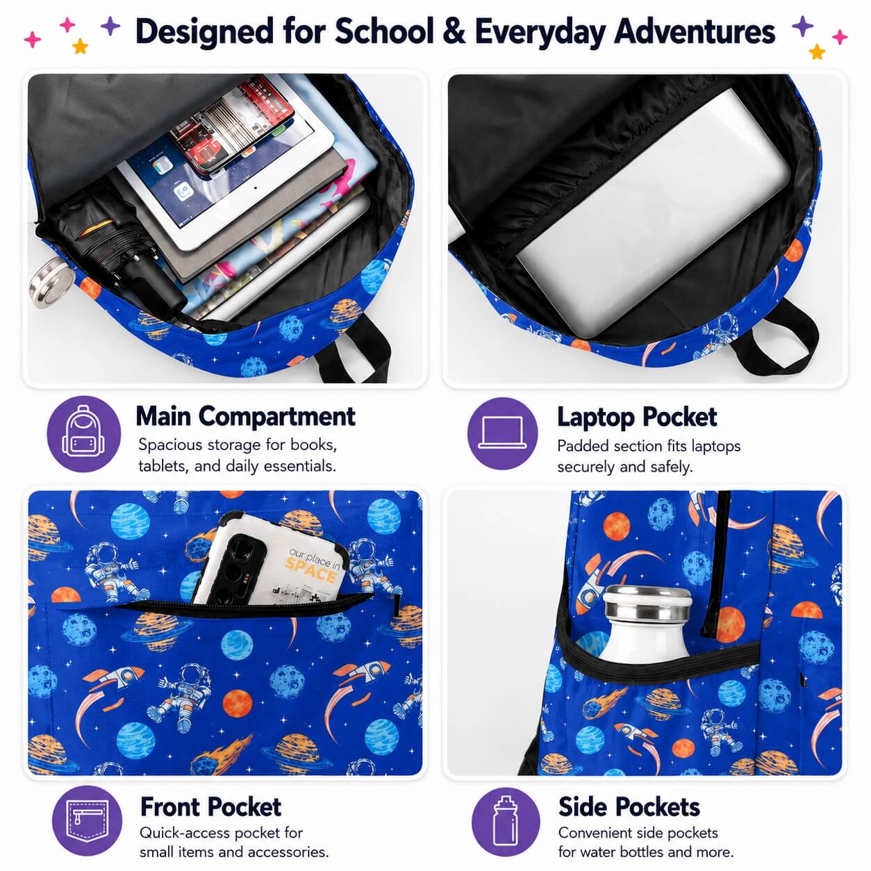 Galaxy Rocket Backpack